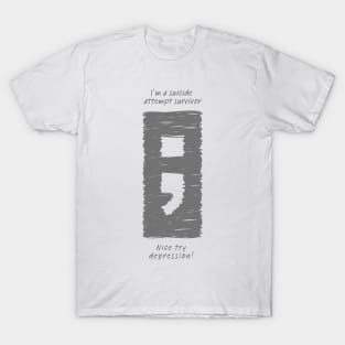 Semicolon ; T-Shirt